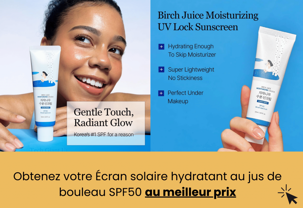 meilleure crème solaire minérale visage round lab