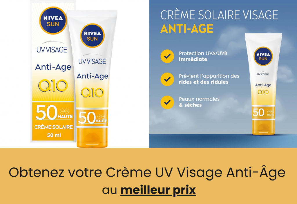 meilleure crème uv visage anti-age nivea sun