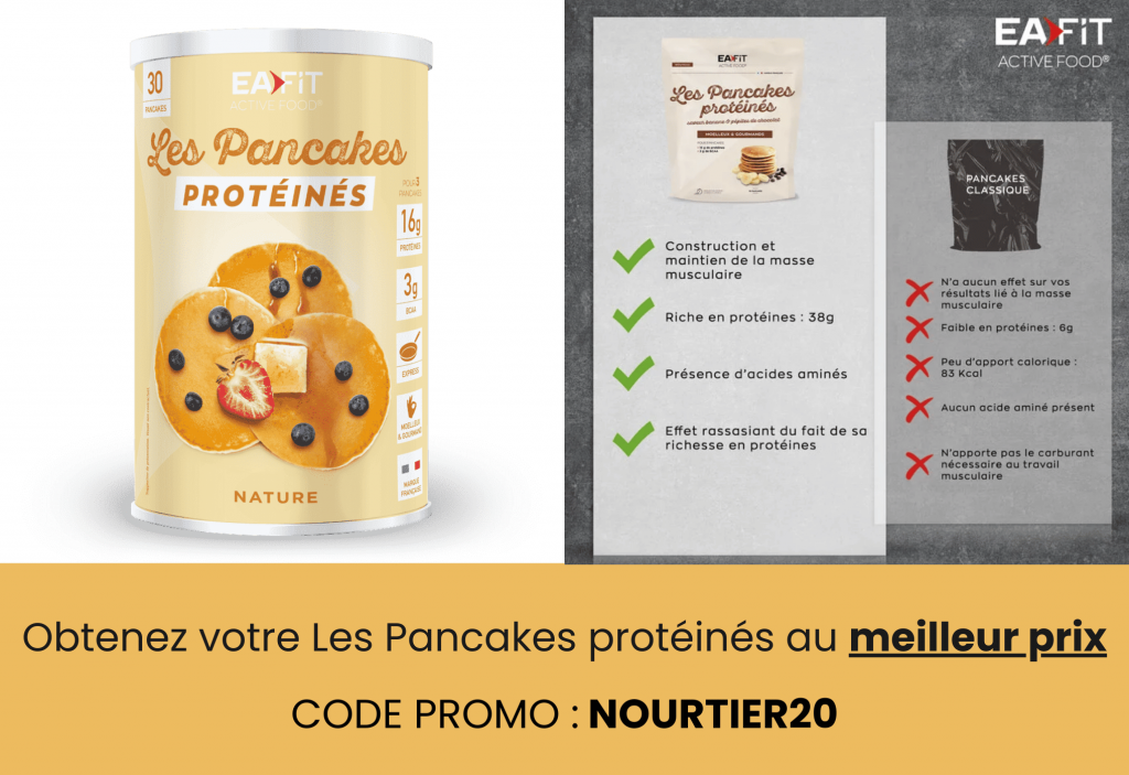 meilleurs pancakes protéinés eafit