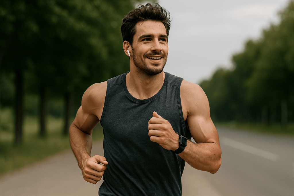 un deportista que disfruta de los beneficios del mejor magnesio