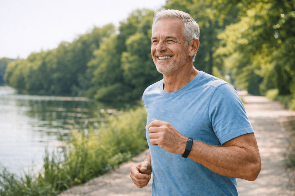 una persona aliviada de sus problemas cardíacos gracias al magnesio