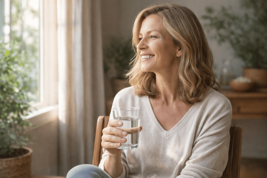 una persona que disfruta de los beneficios de la vitamina D