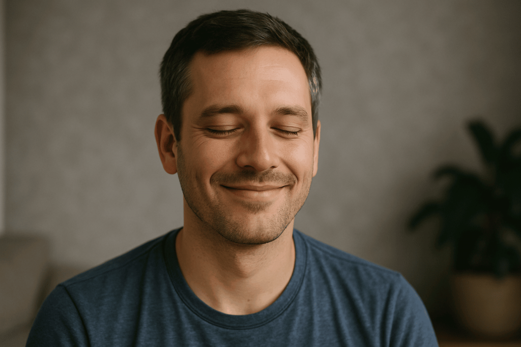 una persona que disfruta de los beneficios del magnesio para el cerebro