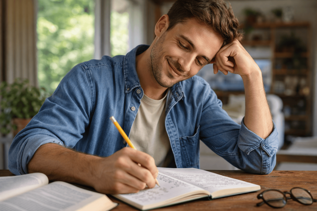 une personne bénéficiant d’une bonne concentration grâce au bacopa monnieri​
