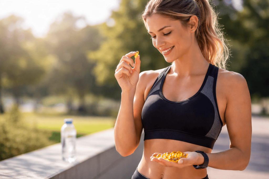 une personne qui perd du poids grâce au cla pour maigrir