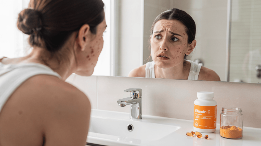 How Much Vitamin C Is Safe If You’re Acne-Prone