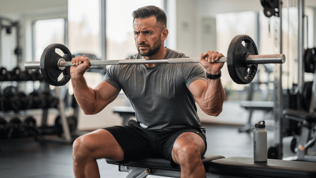 Obtenez une série 3 à 1–2 répétitions de la série 1 sans allonger la séance