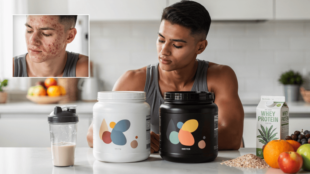 Pourquoi les boutons apparaît après l’utilisation de la whey