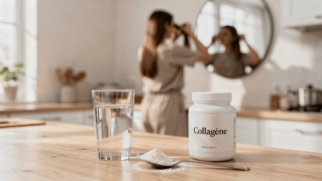 What role does collagen play in hair health