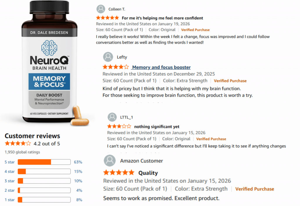 customer reviews on neuroq