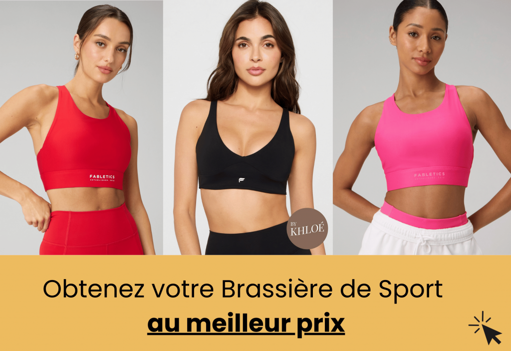 Meilleure brassière de sport fabletics