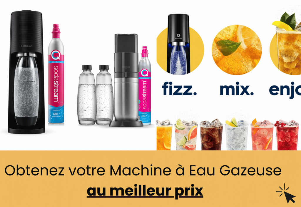 Meilleure machine à eau gazeuse sodastream