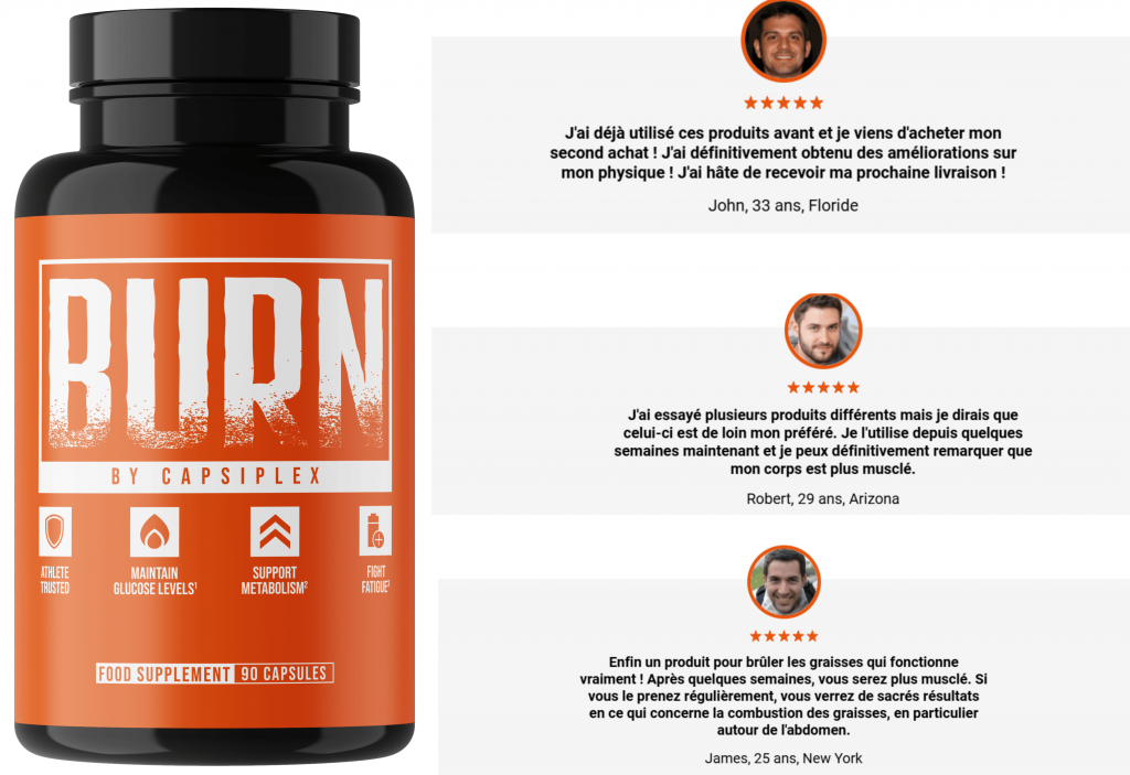 avis des clients sur capsiplex burn