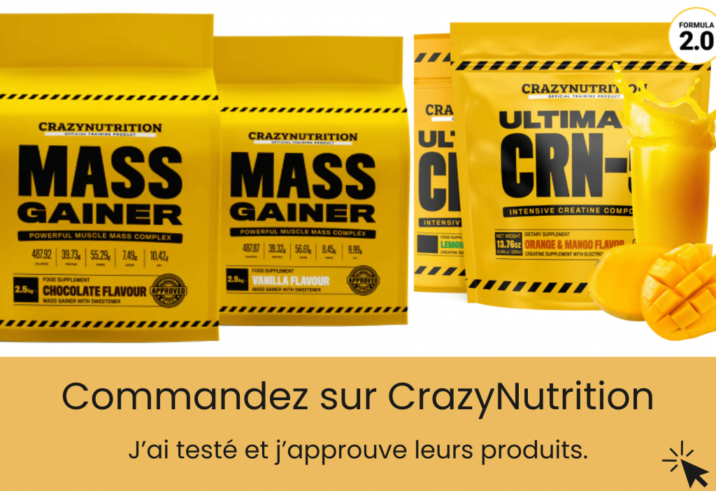 ce que pense les clients de crazyNutrition